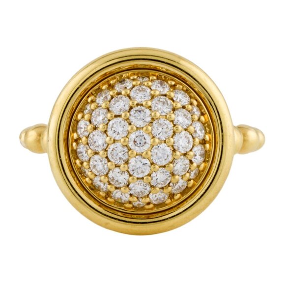 LAGOS Jewelry - LAGOS 18K YELLOW GOLD 0.70 CTW DIAMOND MERIDIAN CIRCLE RING